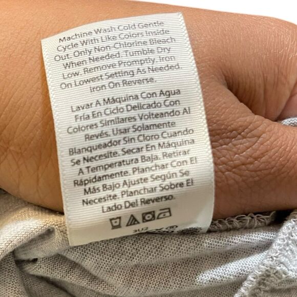 Grow Together Wonder Nation Graphic Print Shirt Toddler Girl 3T Gray Floral Top - Picture 6 of 7